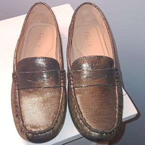Flaxy Luxe "Lizard" Loafers for Women